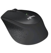 Logitech M330 Silent Plus Belaidė pelė, 1000 DPI, Juoda