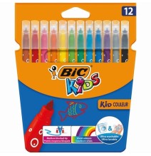 Bic Spalvoti flomasteriai Kids Couleur 12 spalvų rinkinys 9202937