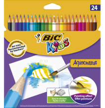 Bic Spalvoti pieštukai Aquacouleur 24 spalvų rinkinys