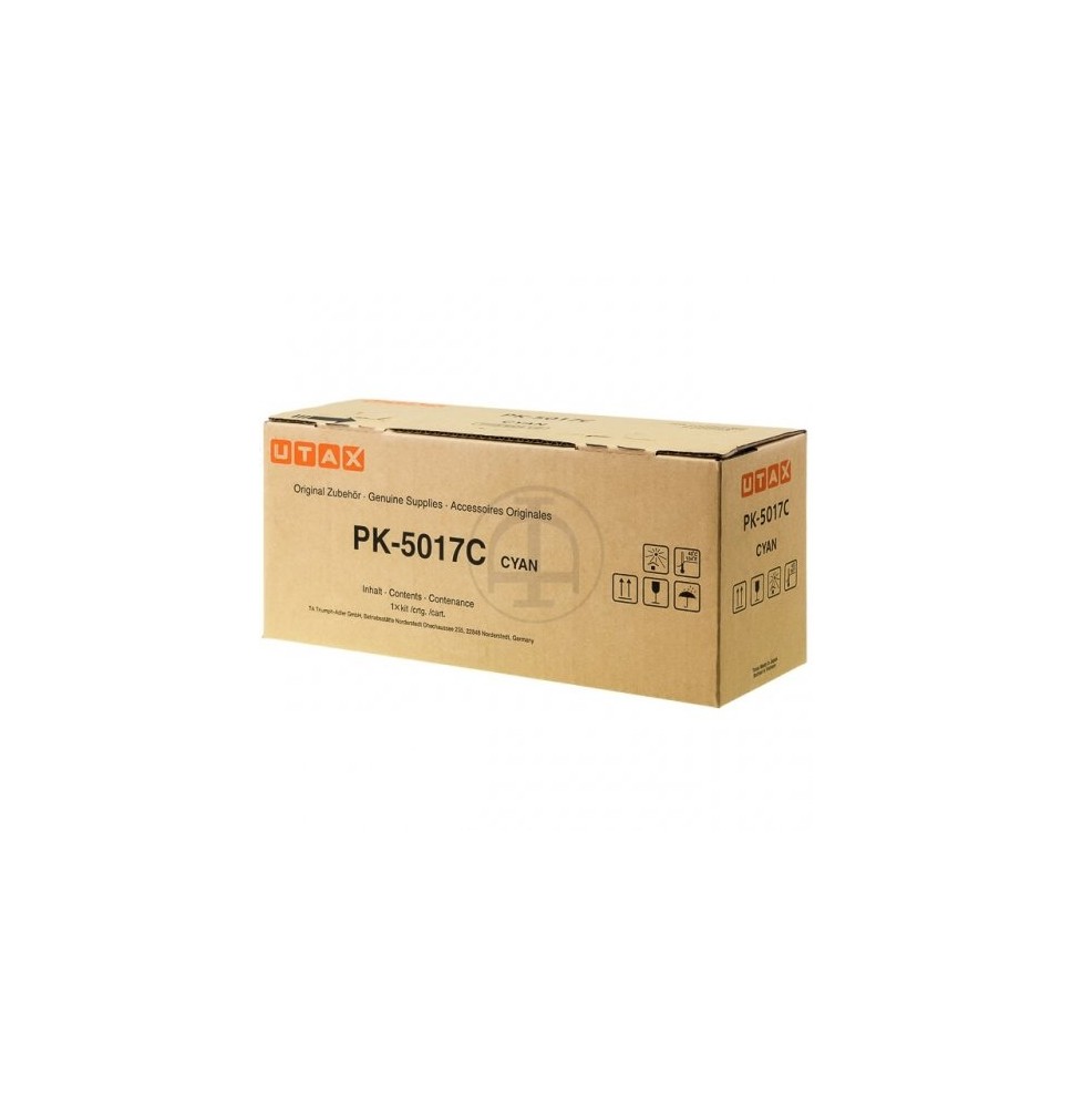 Triumph-Adler/Utax toner cartridge PK-5017C (1T02TVCUT0/1T02TVCTA0), žydra kasetė