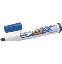 Bic Žymeklis baltai lentai Velleda, 3.7-5.5 mm, kirsta galvutė, mėlynas 1 vnt.