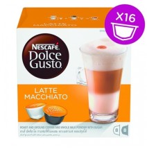 Nescafe Dolce Gusto Latte Macchiato kava 16 kapsulių dėžutėje