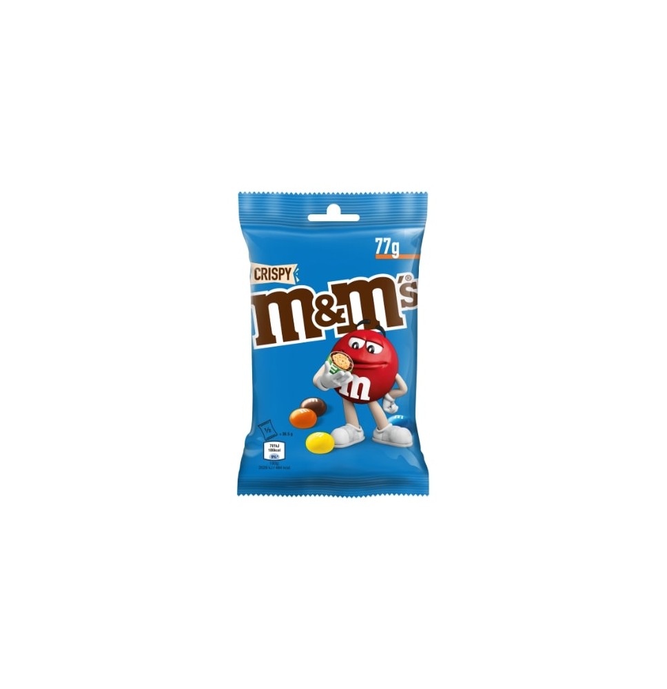 Dražė M&M's Crispy, su traškiu įdaru, 77g