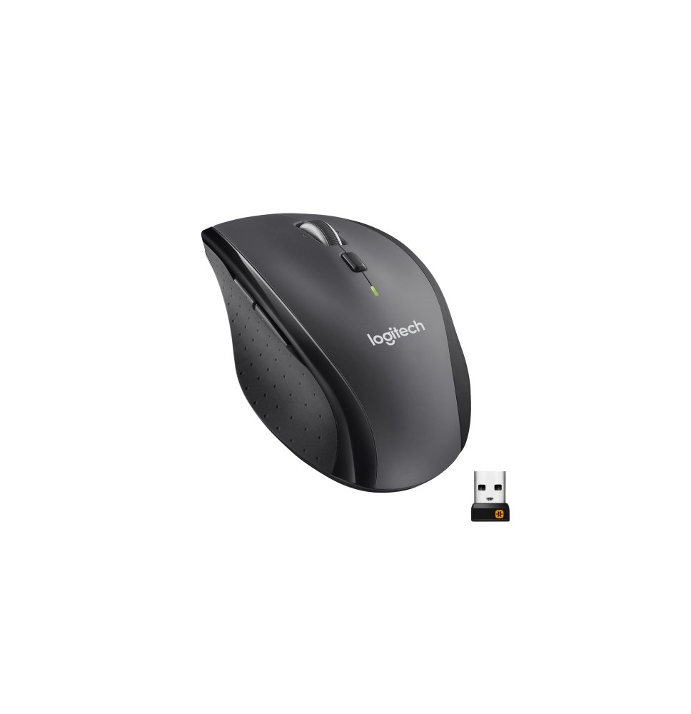 Logitech Marathon M705 Belaidė pelė, RF Wireless, 1000 DPI, Juoda/Pilka