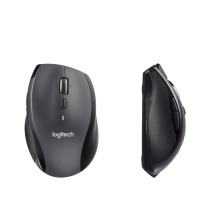 Logitech Marathon M705 Belaidė pelė, RF Wireless, 1000 DPI, Juoda/Pilka