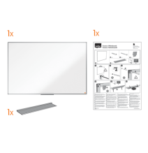 Magnetinė balta lenta Nobo Essence Steel 600x450mm (1905209)