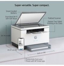 HP LaserJet MFP M234dw Spausdintuvas lazerinis Nespalvotas A4 29ppm Wi-Fi USB Bluetooth Ethernet LAN