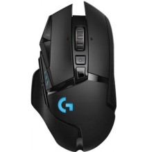 Logitech G502 LIGHTSPEED Belaidė žaidimų pelė, RF Wireless, 25600 DPI, Juoda