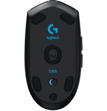 Logitech G305 Lightspeed Belaidė žaidimų pelė, RF Wireless + Bluetooth, 12000 DPI, Juoda