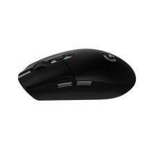 Logitech G305 Lightspeed Belaidė žaidimų pelė, RF Wireless + Bluetooth, 12000 DPI, Juoda