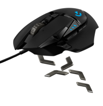 Logitech G502 HERO Laidinė žaidimų pelė, USB Type-A, Optical, 25600 DPI, Juoda