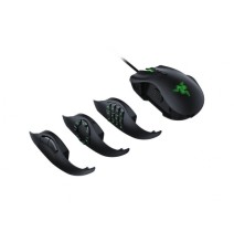 Razer Naga Trinity Laidinė žaidimų pelė, USB Type-A, RGB apšvietimas, Optical 16000 DPI, Juoda