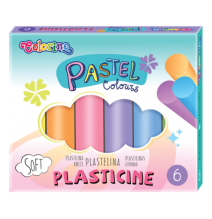 Plastilinas Colorino Pastel 6 pastelinių spalvų