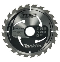 Pjovimo diskas medienai MAKITA Efficut 185x30x1,45mm 24T 23°