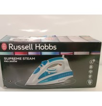 Ecost prekė po grąžinimo, Garų lygintuvas Russell Hobbs Supreme Steam Pro (2600 W, 140 g/min papildo