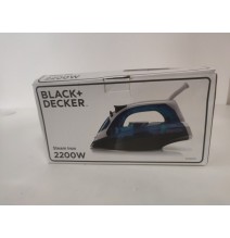 Ecost prekė po grąžinimo, Black+Decker Blau BXIR2200E garų lygintuvas 2200 plastikinis 370 ml