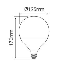 Lemputė LED E27 230V 35W 3500lm neutraliai balta 4000K, LED line