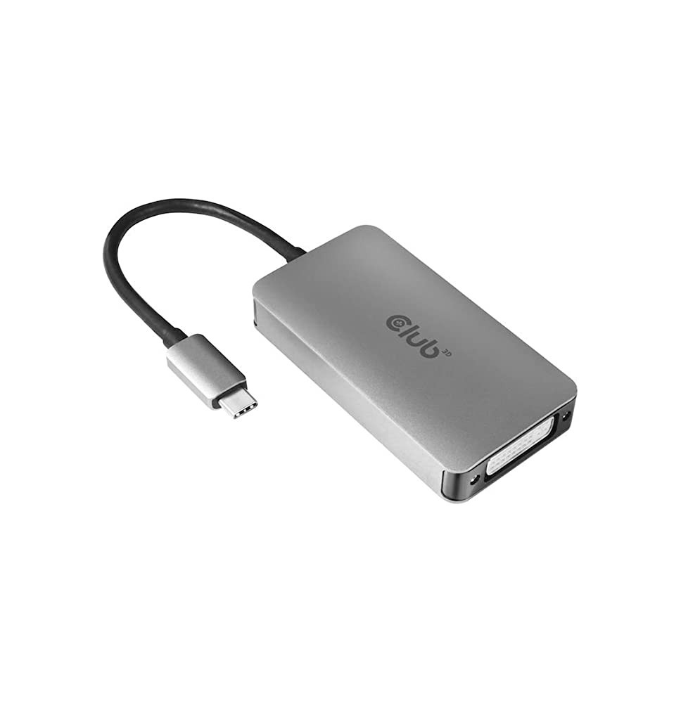 Ecost prekė po grąžinimo Club 3D USB Type C to Dual Link DVI-D Active Adapter