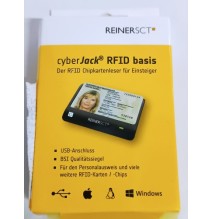 Ecost prekė po grąžinimo Reiner SCT cyberJack RFID Basis nPA Smart Card Reader eID BSI-Certified wit