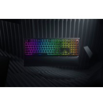 Žaidimų klaviatūra Razer RZ03-03380100-R3M1 Ornata V2 QWERTY US EN, Wired, Juoda