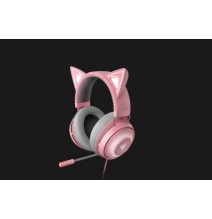 Laidinės žaidimų ausinės Razer RZ04-02980200-R3M1 Kraken Kitty, Pilka/Rožinė