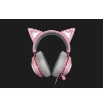 Laidinės žaidimų ausinės Razer RZ04-02980200-R3M1 Kraken Kitty, Pilka/Rožinė