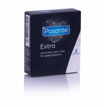 Pasante Prezervatyvai "Extra saugu" (3 vnt)