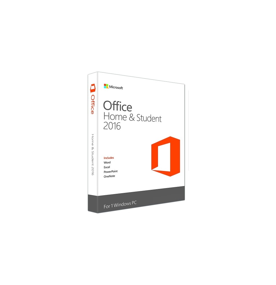 Programinė įranga Microsoft Office Home and Student 2016 (1 PC Licence)