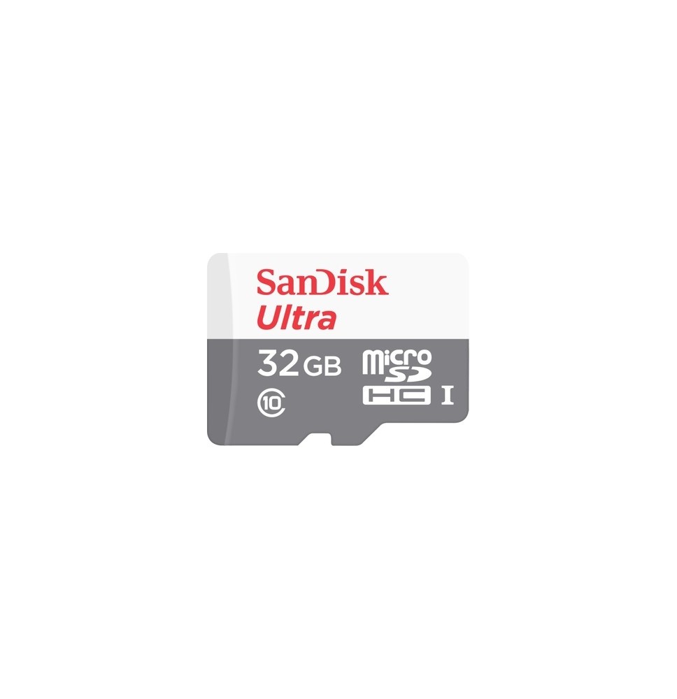 Atminties kortelė SanDisk Ultra microSDHC 32GB 100MB/s Class 10 UHS-I, Grey, White