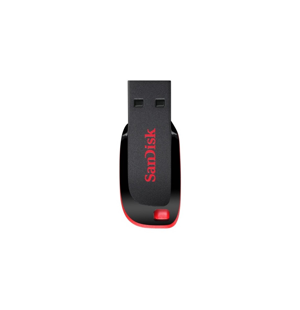 USB atmintinė SanDisk Cruzer Blade USB Flash Drive 32GB, Black, Red