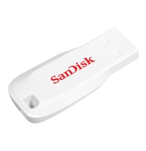 USB atmintinė SanDisk Cruzer Blade USB Flash Drive 16GB, White