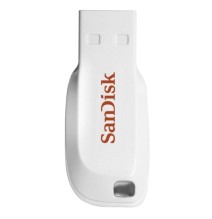 USB atmintinė SanDisk Cruzer Blade USB Flash Drive 16GB, White