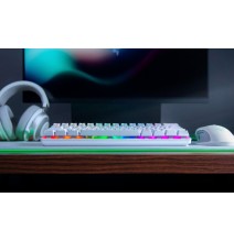 Razer Huntsman Mini Žaidimų klaviatūra, RGB LED light, US, Wired, Purple Switch, Mercury White