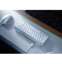 Razer Huntsman Mini Žaidimų klaviatūra, RGB LED light, US, Wired, Purple Switch, Mercury White