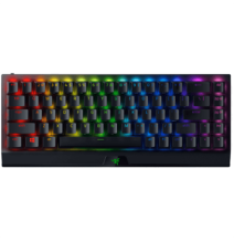 Žaidimų klaviatūra Razer BlackWidow V3 Mini HyperSpeed/USB+RF Wireless+Bluetooth/Yellow Switch/Juoda