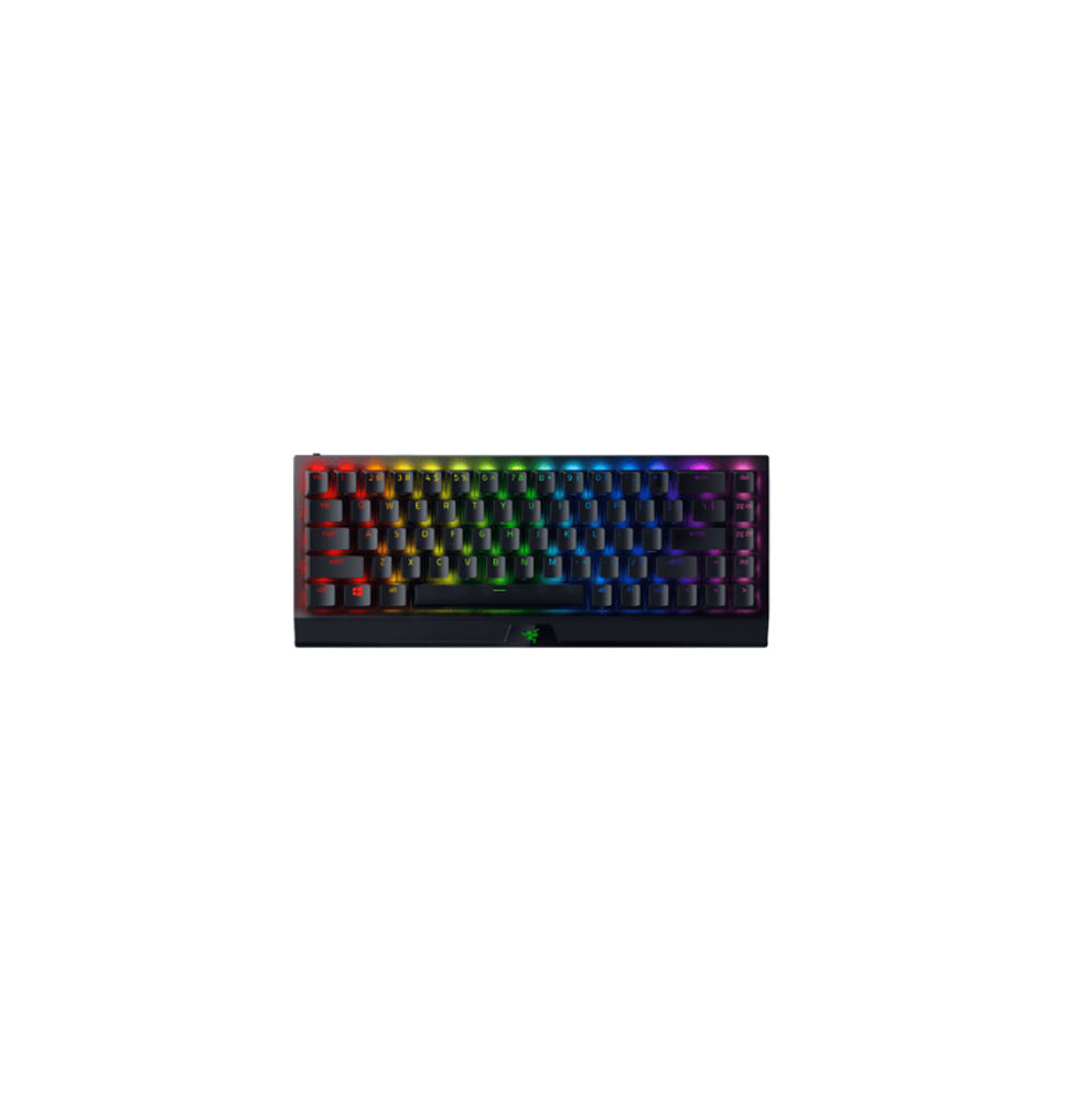 Žaidimų klaviatūra Razer BlackWidow V3 Mini HyperSpeed/USB+RF Wireless+Bluetooth/Yellow Switch/Juoda