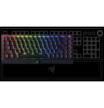 Žaidimų klaviatūra Razer BlackWidow V3 Mini HyperSpeed/USB+RF Wireless+Bluetooth/Yellow Switch/Juoda