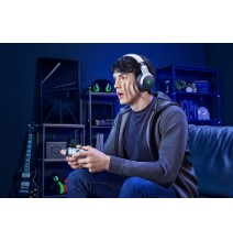 Belaidės žaidimų ausinės Razer Kaira Pro for PlayStation USB Type-C Bluetooth, Juoda/Balta