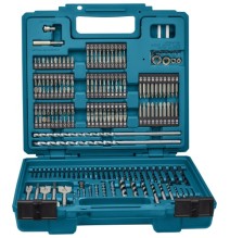 Sukimo antgalių ir grąžtų komplektas Makita E-11689 Drill & Bit Set 256 pcs