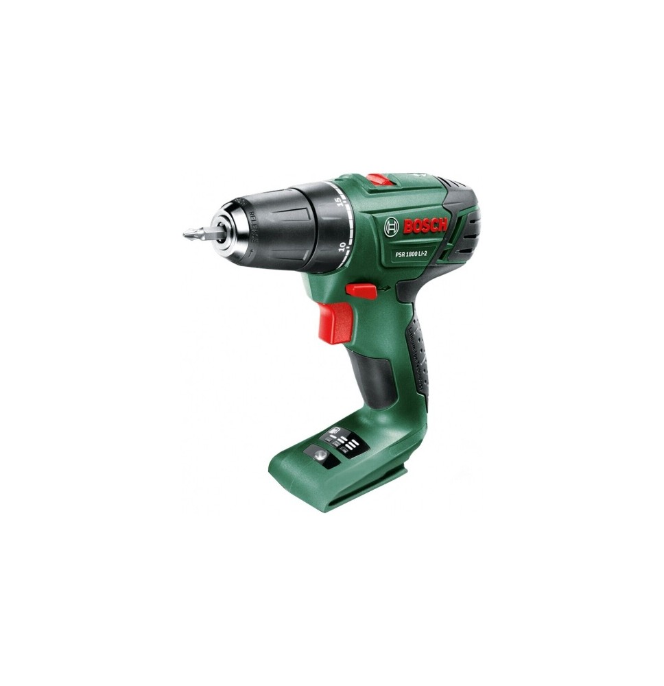 Akumuliatorinis suktuvas Bosch 06039A310J PSR1800 LI-2 18V Combidrill w/o battery