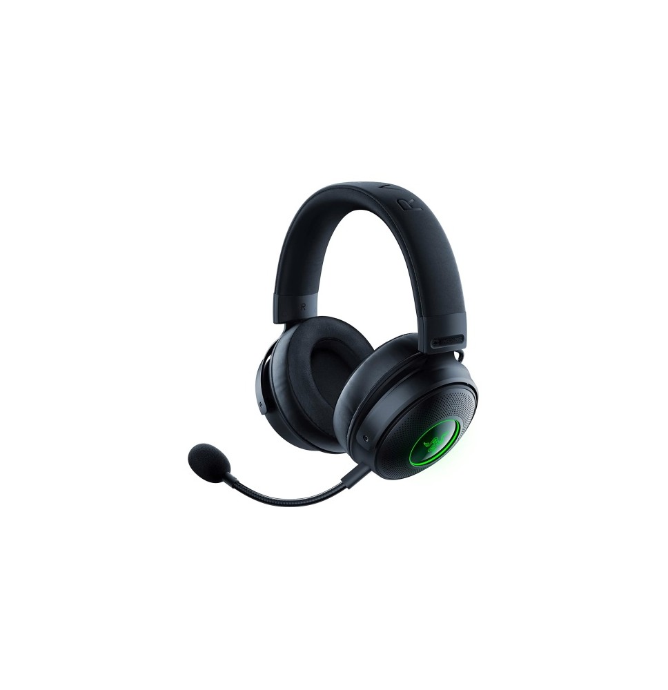 Razer Kraken V3 Pro Laidinės/belaidės žaidimų ausinės, USB Type-A, Juoda