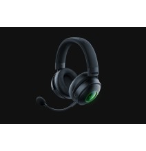 Razer Kraken V3 Pro Laidinės/belaidės žaidimų ausinės, USB Type-A, Juoda