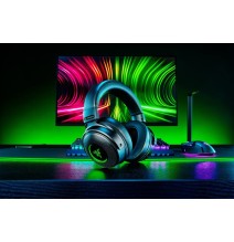 Razer Kraken V3 Pro Laidinės/belaidės žaidimų ausinės, USB Type-A, Juoda