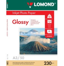 Fotopopierius Lomond Photo Inkjet Paper Blizgus 230 g/m2 A3, 50 lapų