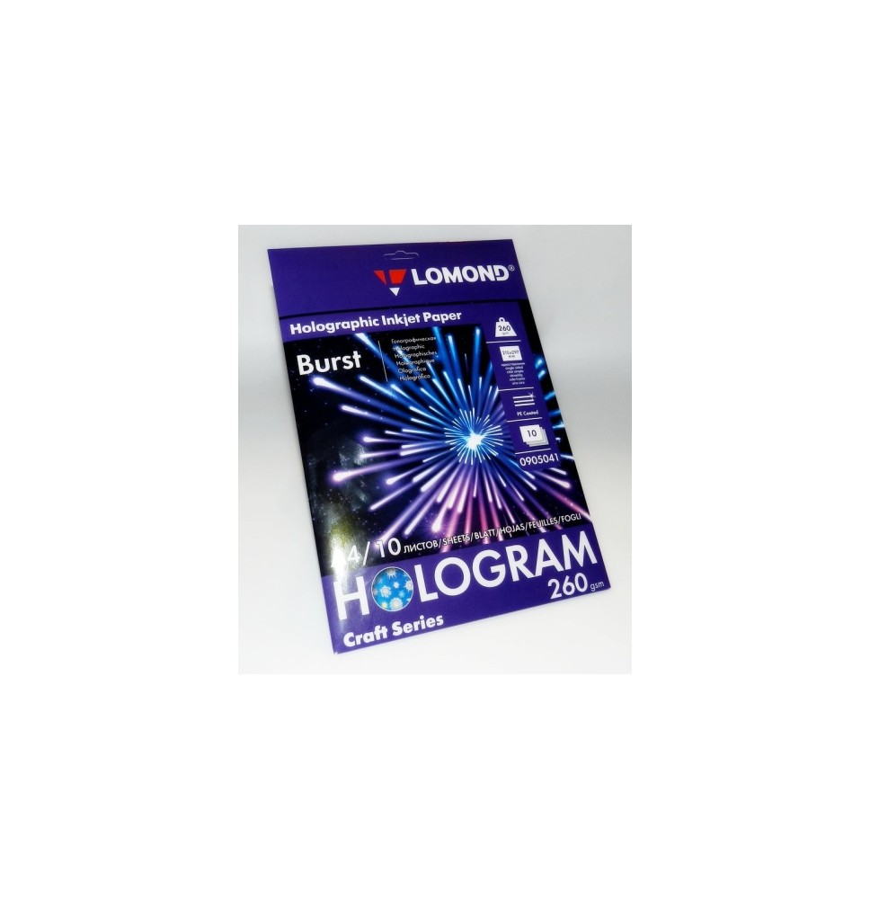 Fotopopierius Lomond Hologram Techno Art Photo Paper Burst 260 g/m2 A4, 10 lapų