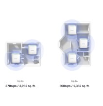 D-Link M15-2 EAGLE PRO AI AX1500 Mesh System Maršrutizatorius, 2 vnt/pak.