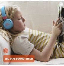 JBL JR310BT Vaikiškos belaidės ausinės, Bluetooth, Raudona