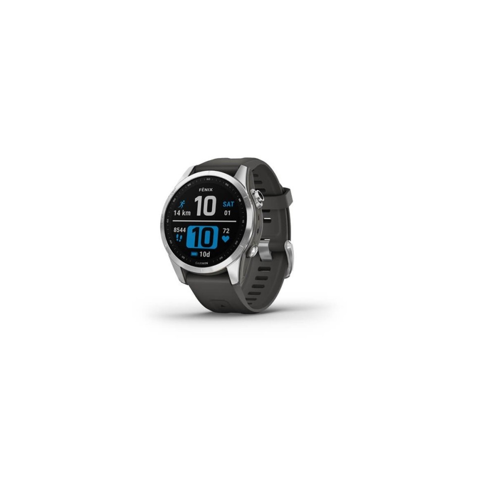 Garmin Fenix 7S Išmanusis laikrodis Standard Edition Silver/Graphite 42mm