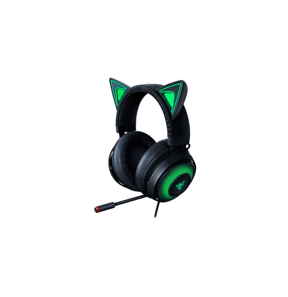 Razer Kraken Kitty Edition Laidinės žaidimų ausinės, USB, Juoda