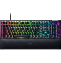 Razer BlackWidow V4 Laidinė žaidimų klaviatūra, RGB LED, USB QWERTY, US, Yellow Switch, Juoda